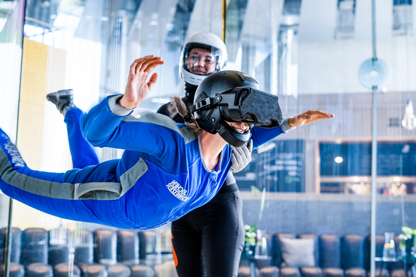 VR Bodyflying Base Jump für Kinder in Taufkirchen