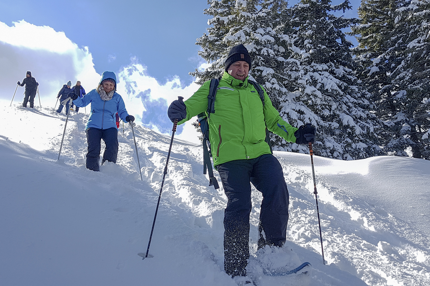 Schneeschuhwandern und Schneeschuhkurse