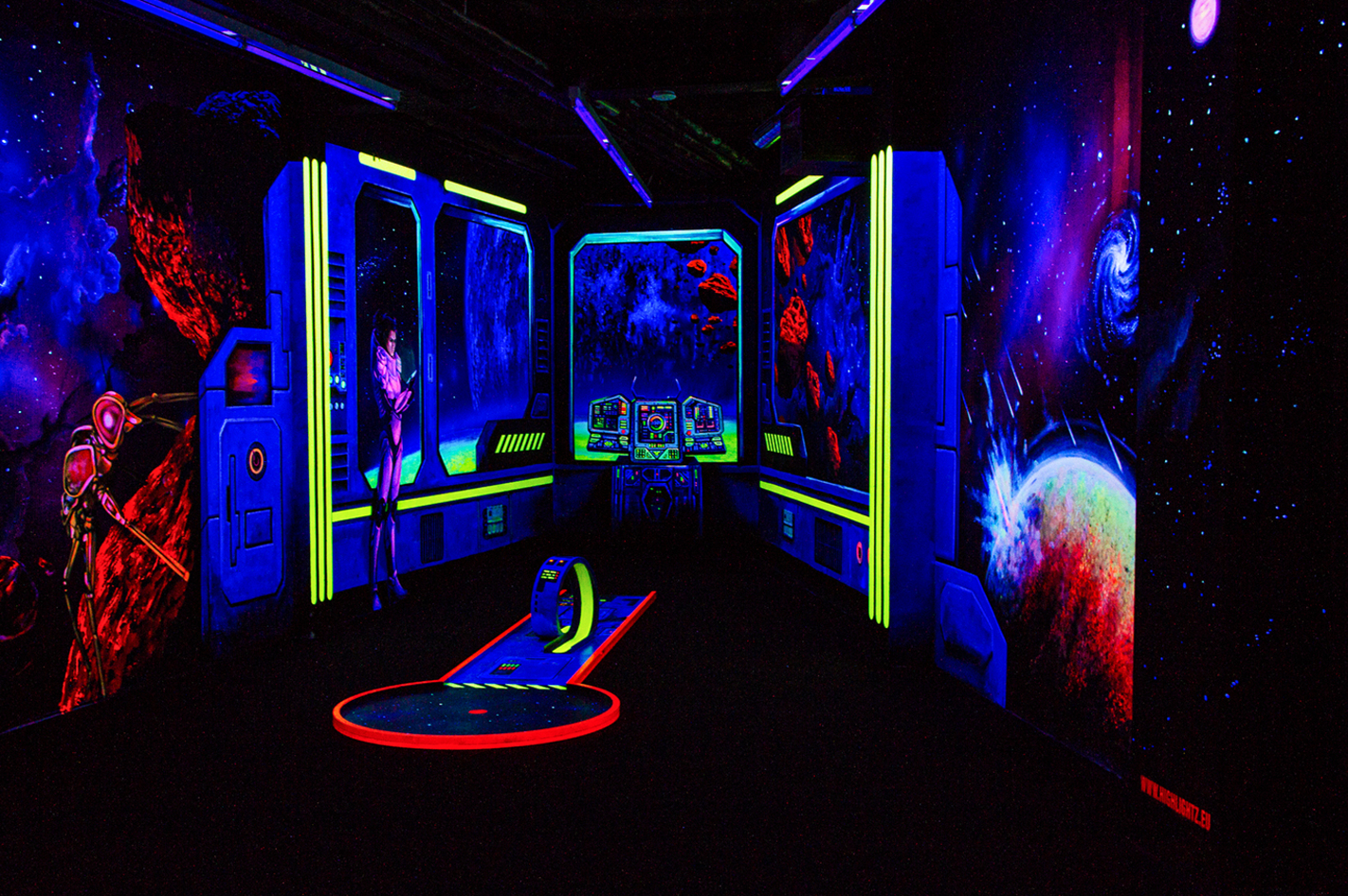 3D Schwarzlicht Minigolf Schwäbisch Gmünd