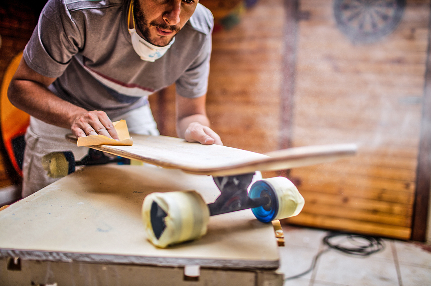 Skateboard fahren