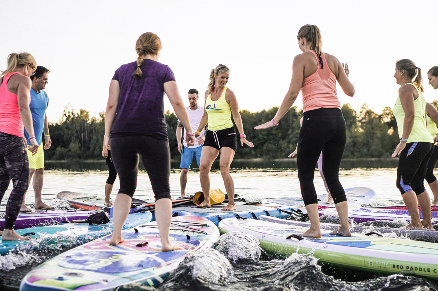 SUP Yoga für Paare in Pirna
