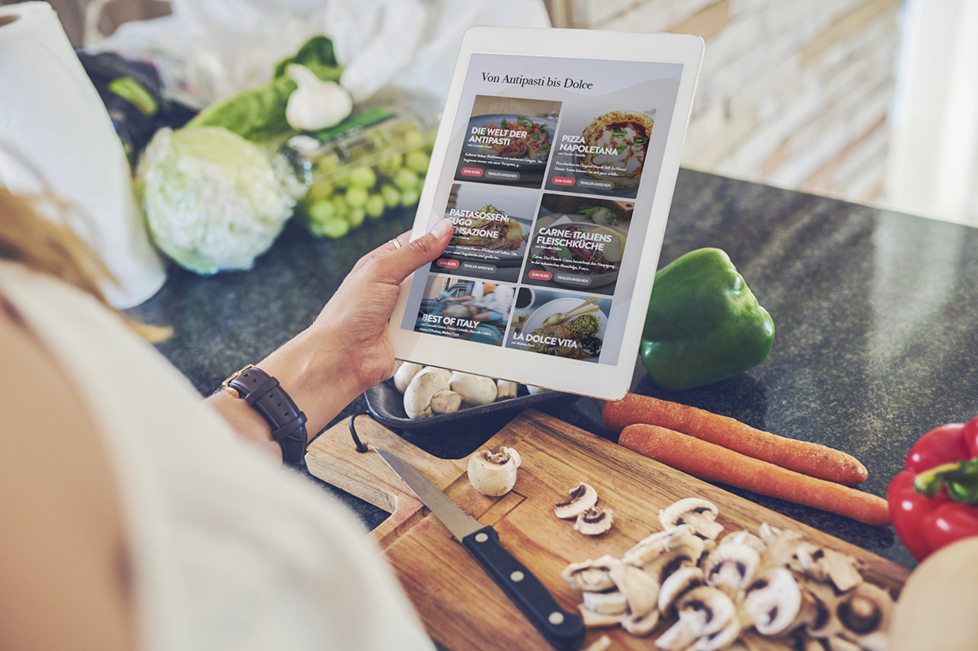 Italienischer Online Fleisch-Kochkurs