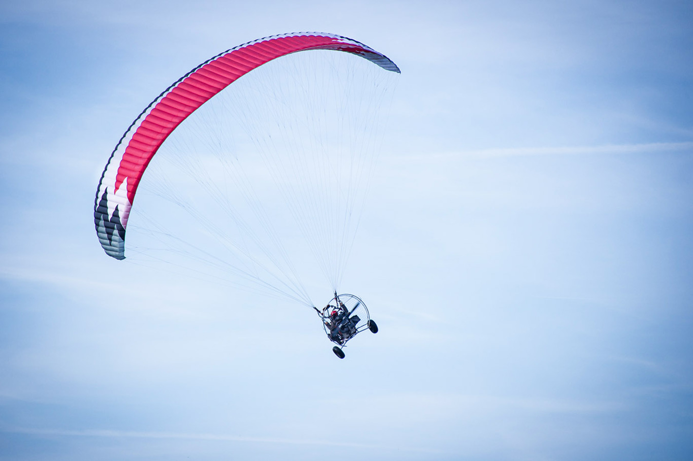 Motorgleitschirm fliegen Gaweinstal