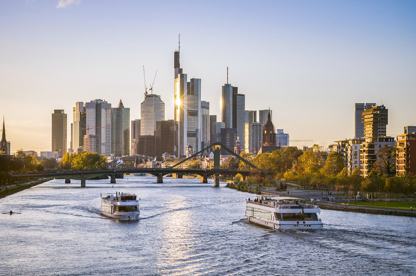 Städtetrip Frankfurt am Main mit Bootsfahrt für 2 (1 Nacht)