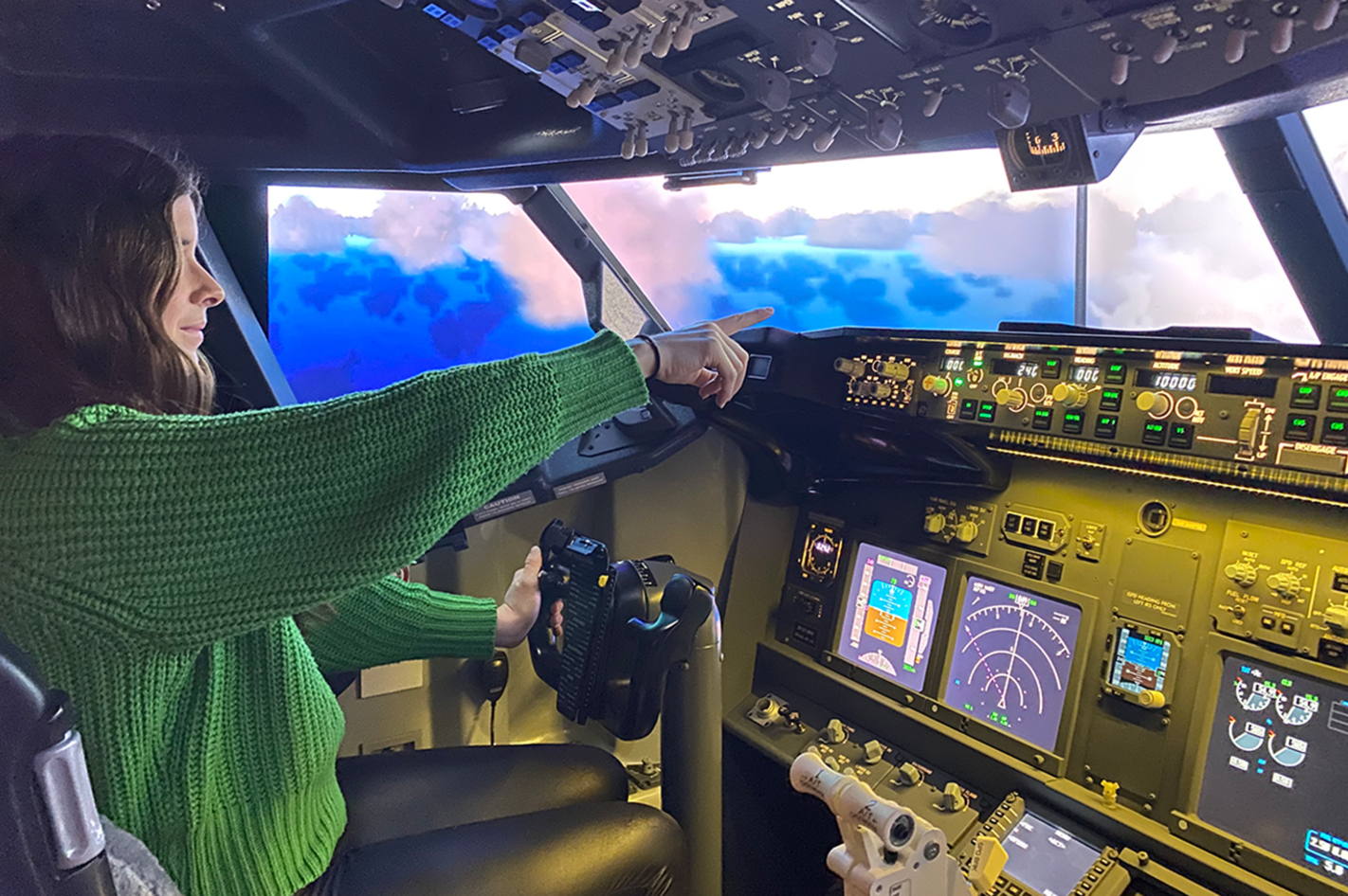 Flugsimulator Boeing 737 Backnang