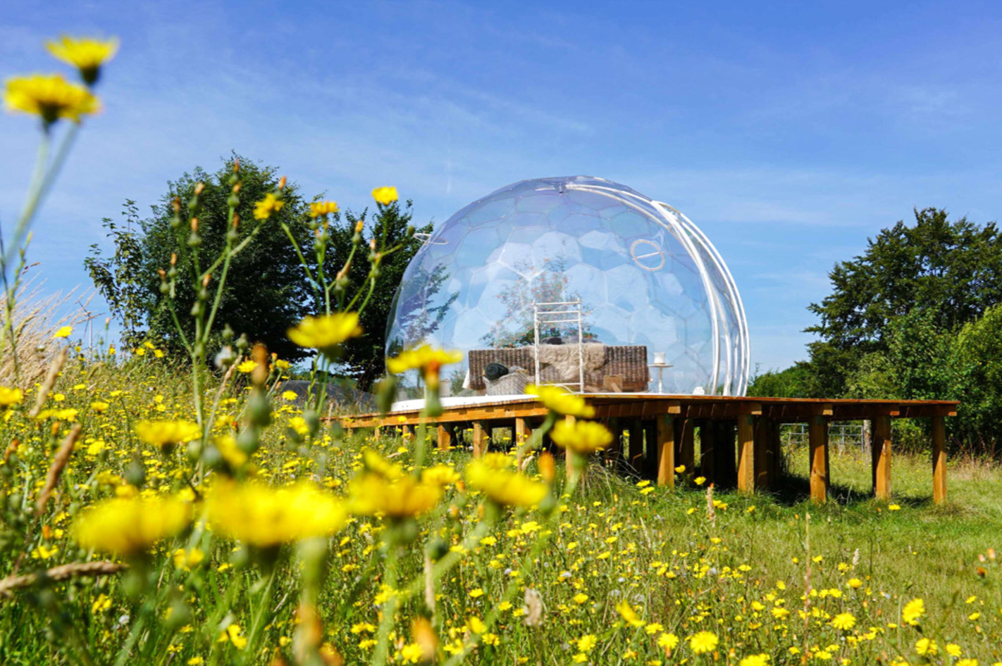 Außergewöhnlich Übernachten in der Bubble Kalletal für 2