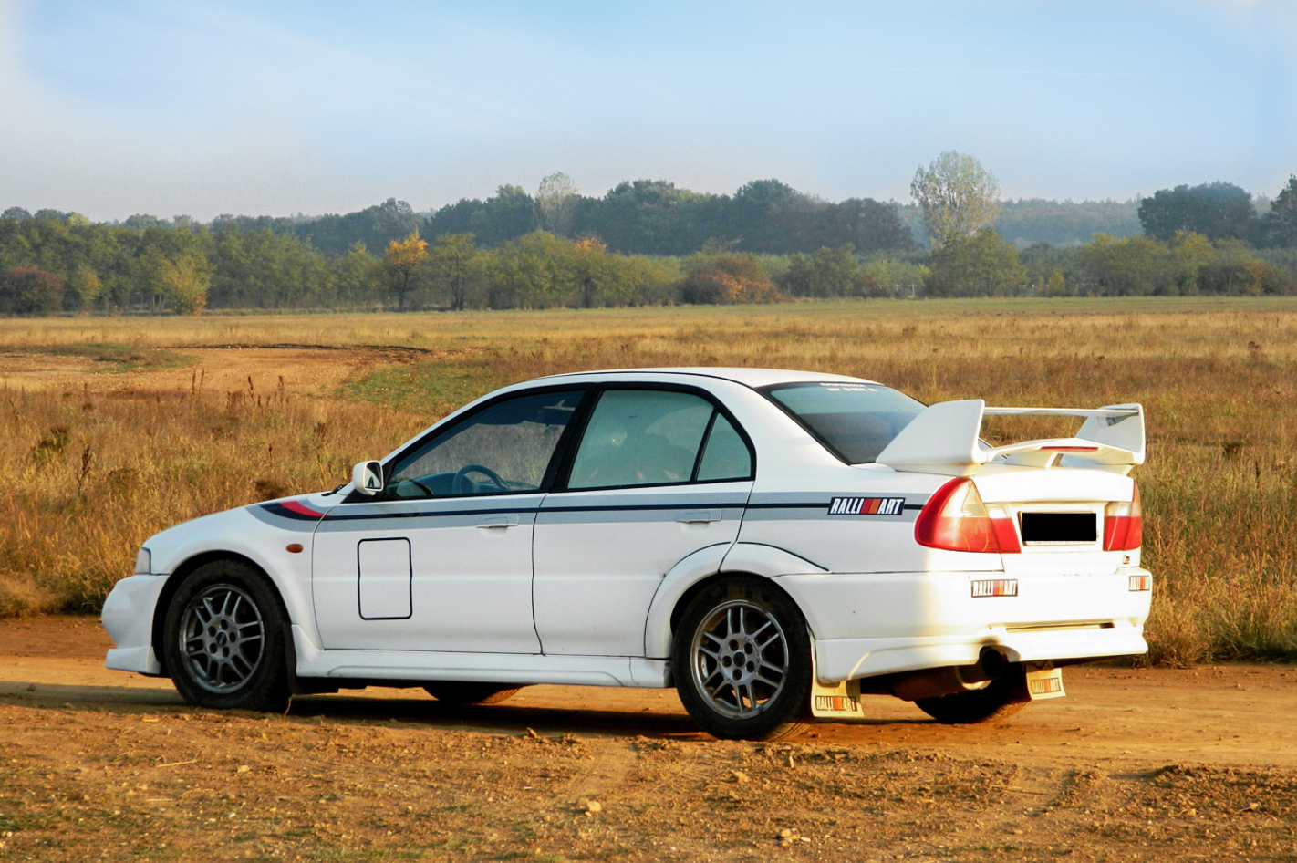 Rallye fahren im Mitsubishi Lancer Evo VI in Ungarn