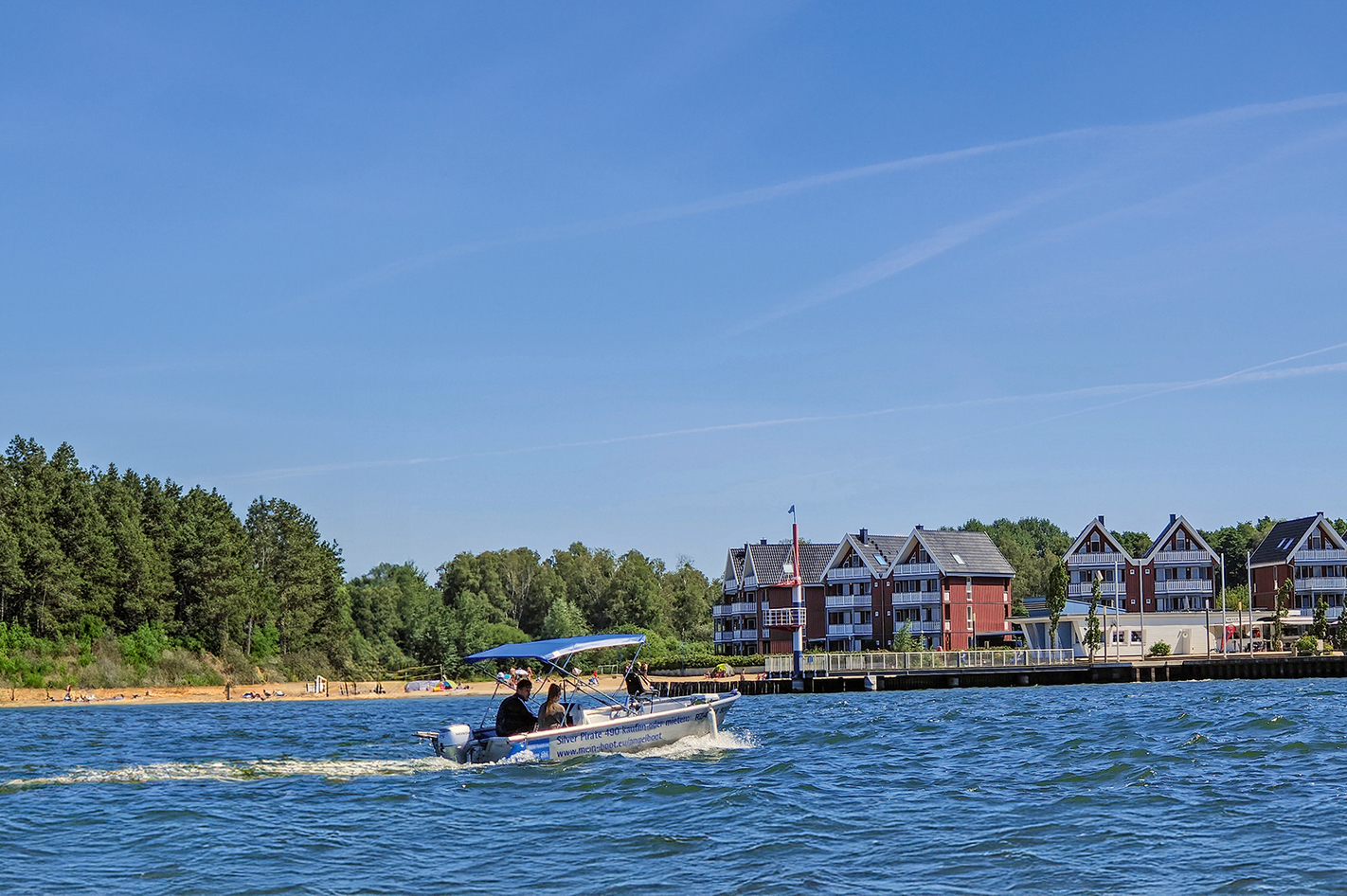 Motorboot selber fahren in Rechlin