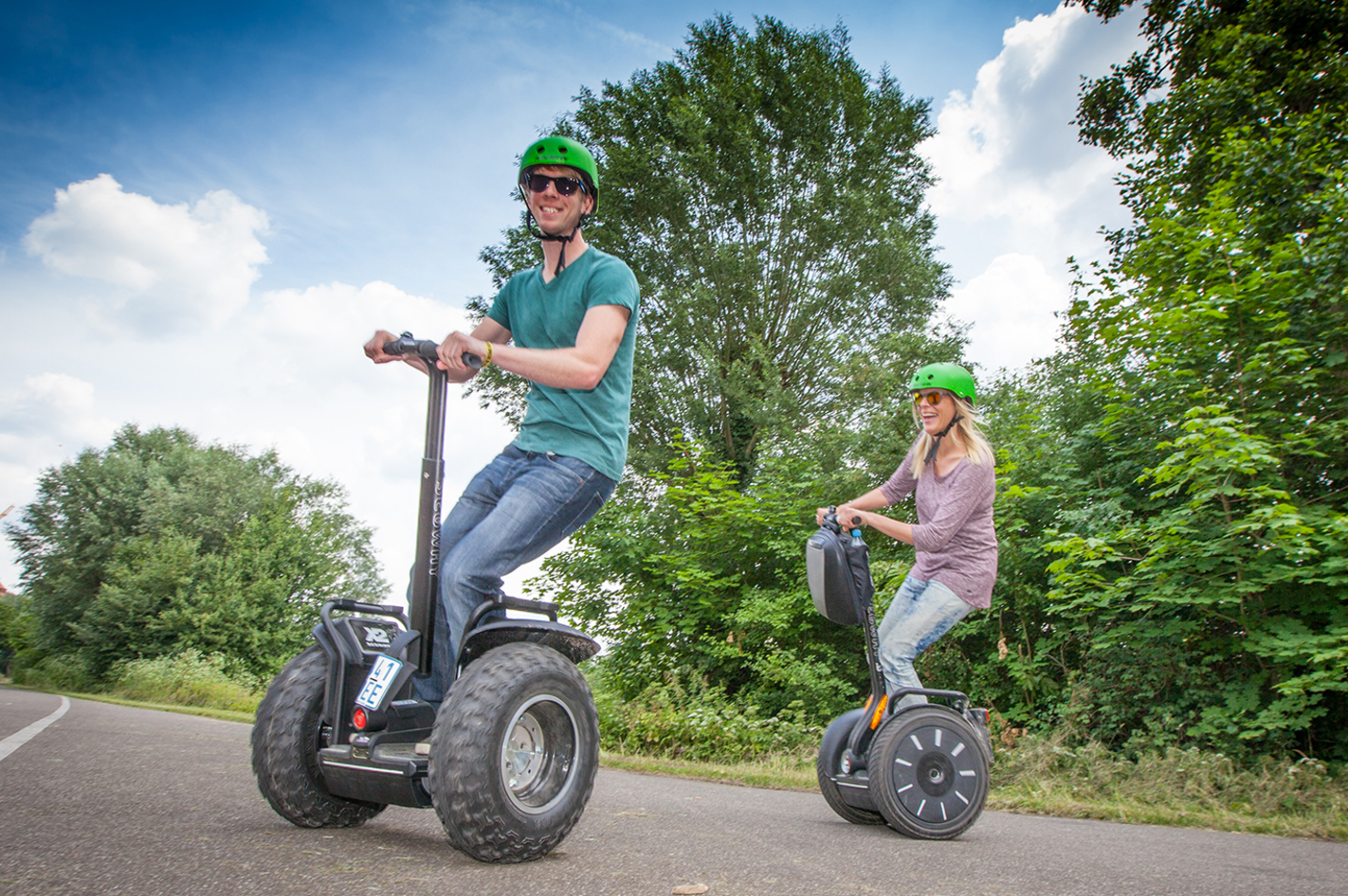 Segway GPS-Schnitzeljagd