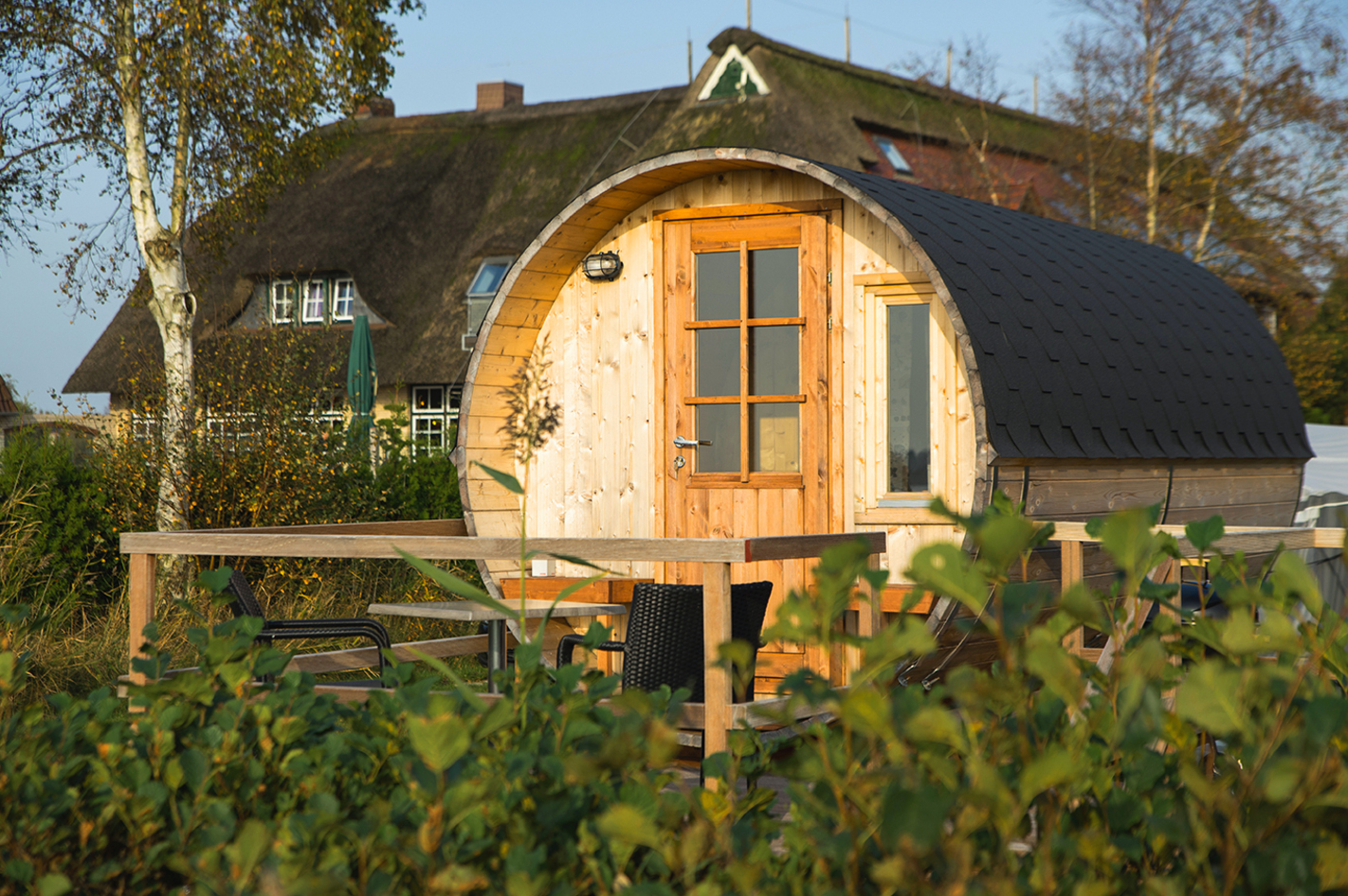 Südbrookmerland Übernachtung im Schlaffass am See Ostfriesland für 2 –  in 2 Tage 1 Nacht inkl. Frühstück