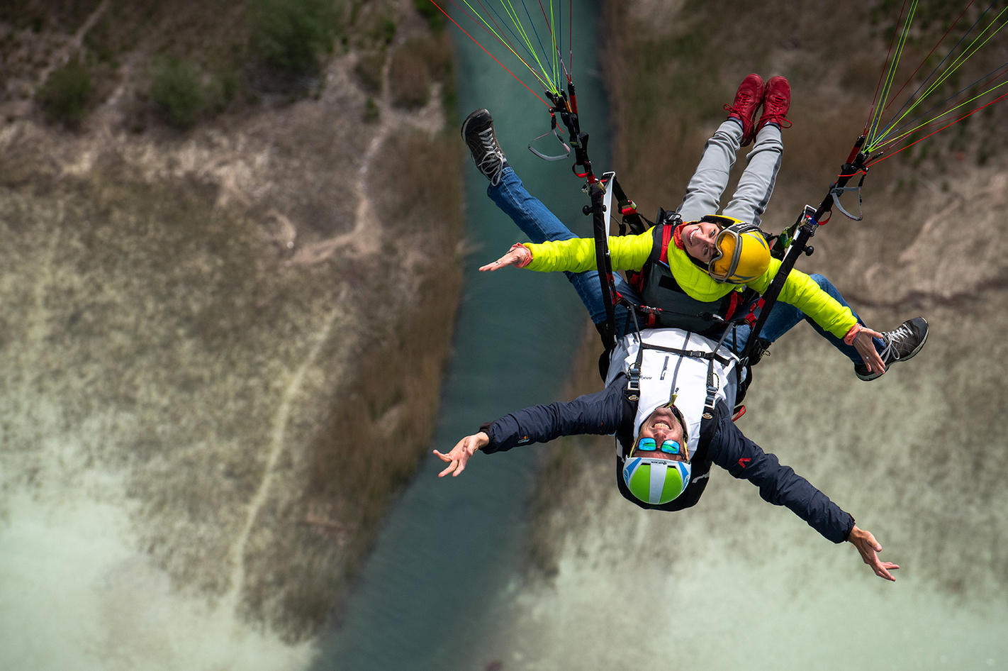 Gleitschirm Thermikflug Samerberg