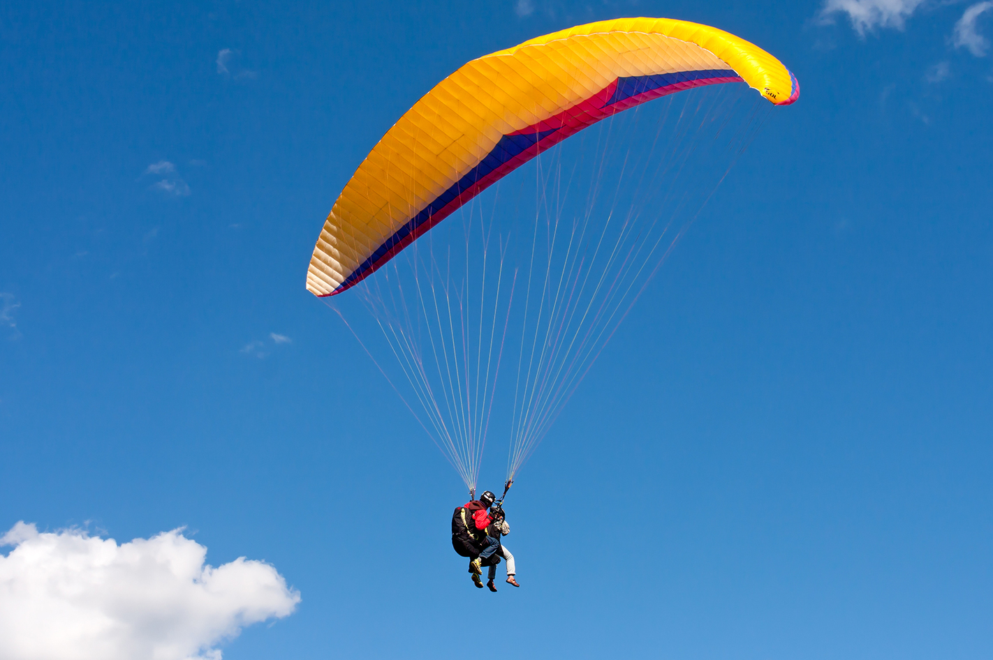 Gleitschirm Thermikflug Aschau im Chiemgau in Aschau i. Chiemgau