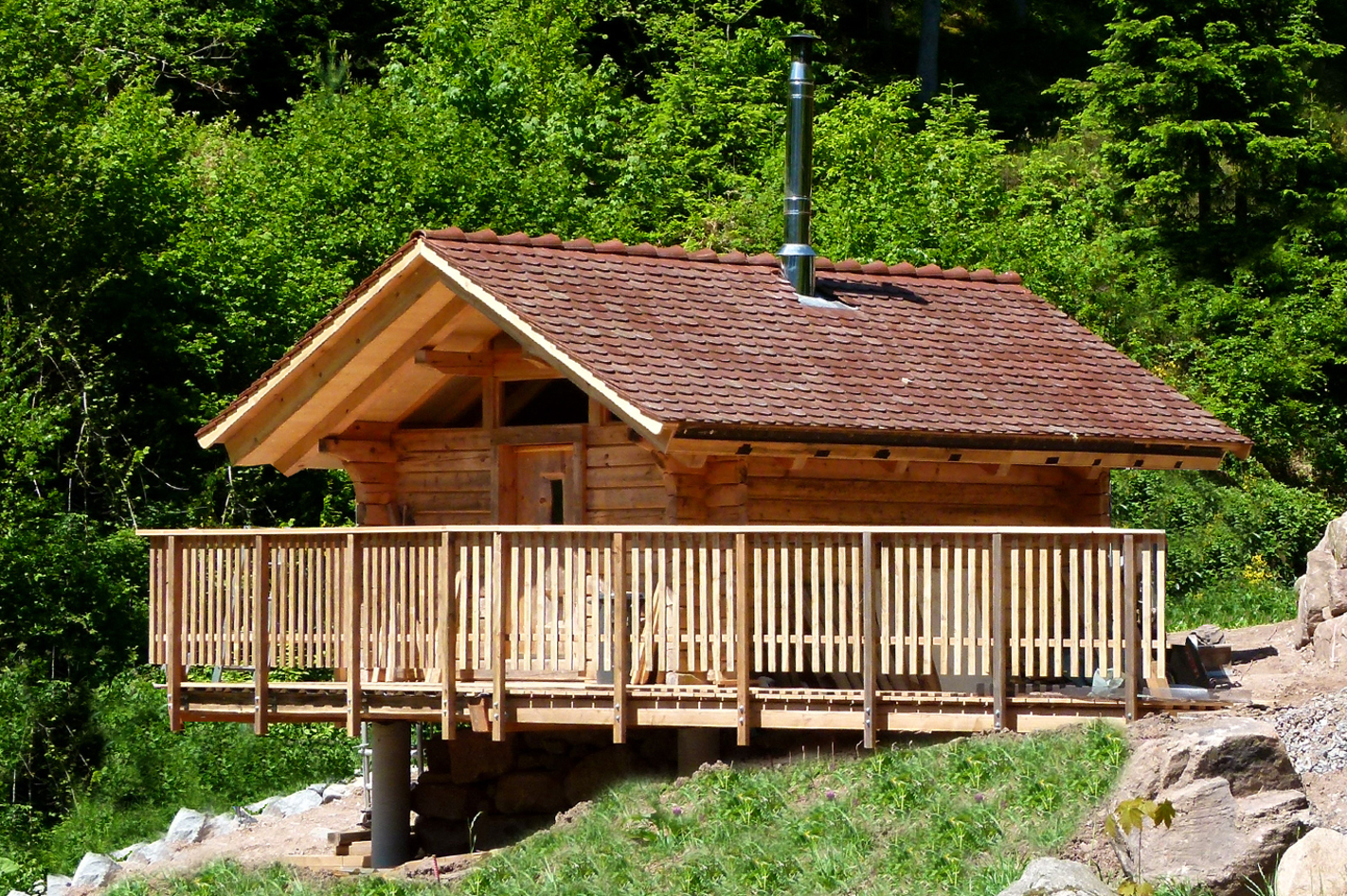 Romantik-Urlaub in der Blockhütte im Schwarzwald für 2 – Hier kommt Kuschellaune auf!