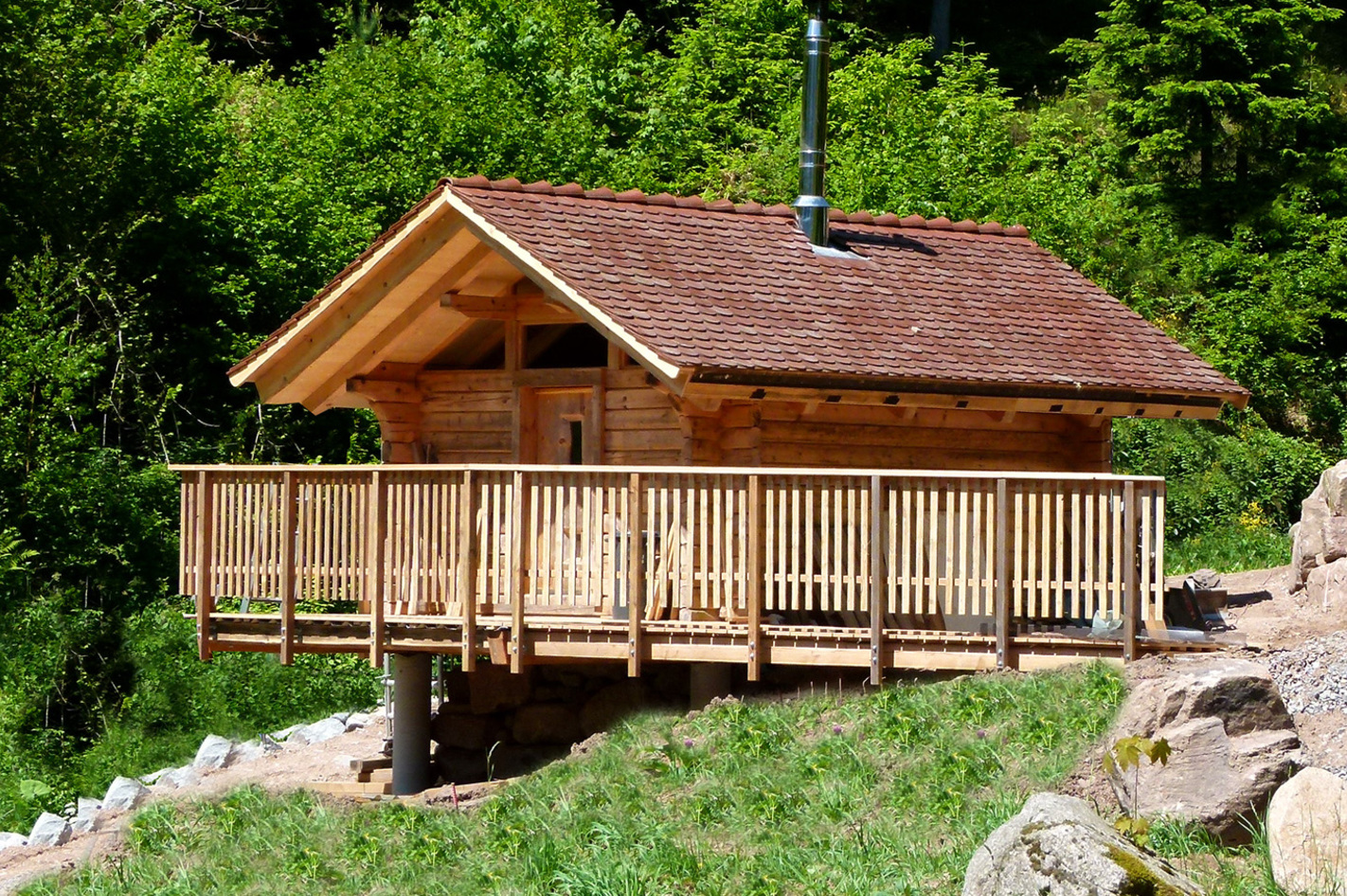 Kuschelnacht in der Blockhütte im Schwarzwald für 2 in Schenkenzell