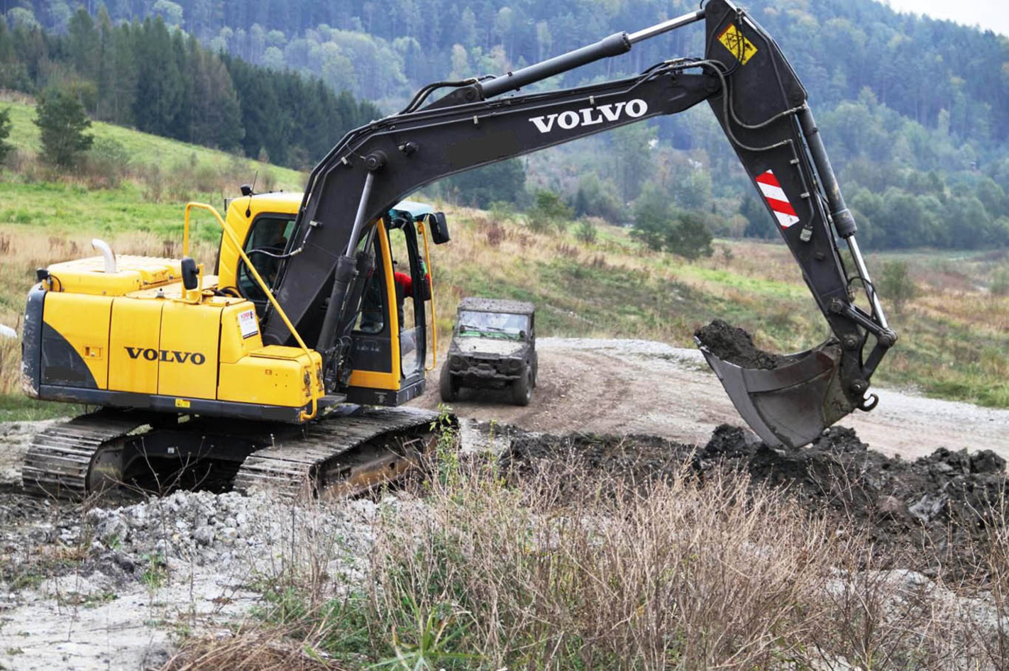 Baggerfahren in der Steiermark in Voitsberg