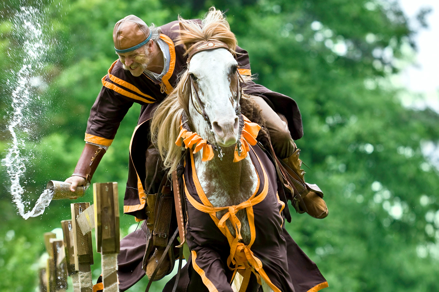 Mittelalterliches Turnierreiten in Ratingen