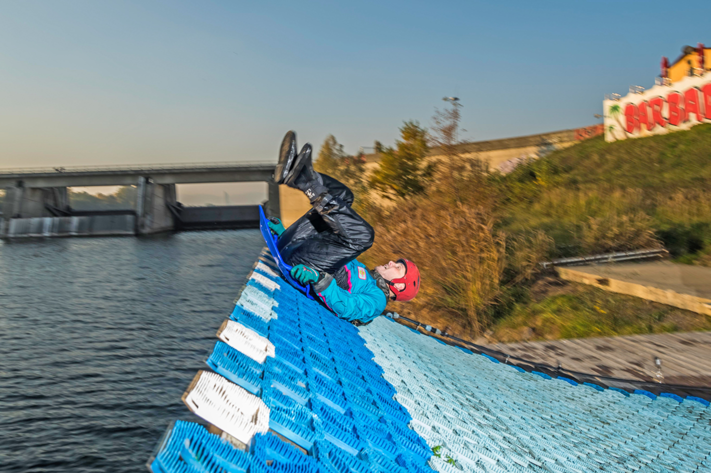 Waterramp-Action in Wien