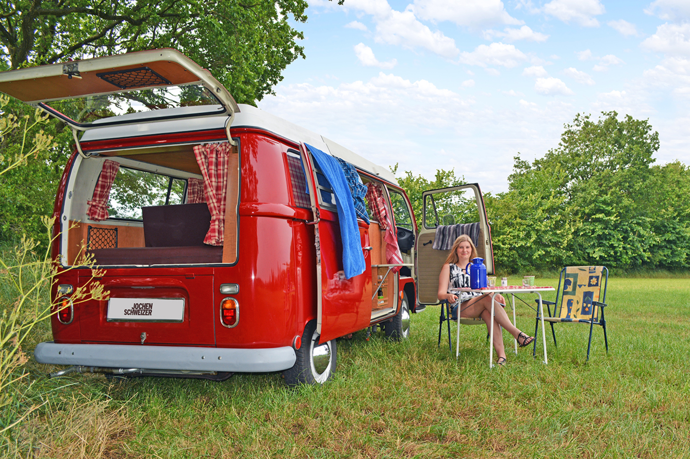 VW Bulli-Tour mit Übernachtung an der Ostsee in Wees