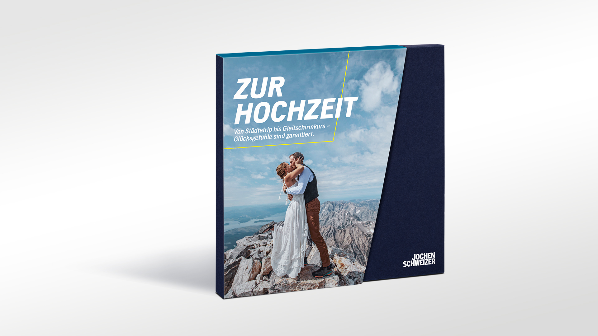 Geschenkbox Zur Hochzeit für Zwei - Wertgutschein